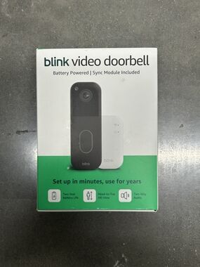 Blink Video Doorbell - Black
